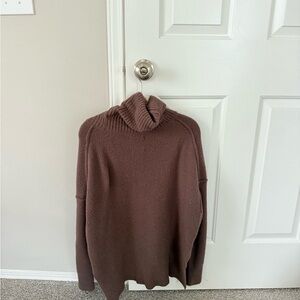 American Eagle Outfitters Brown Turtleneck Sweater